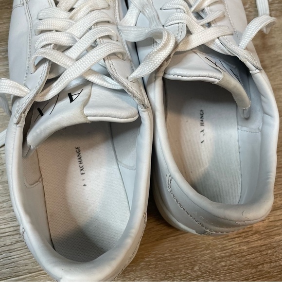Armani Exchange Men's Sneakers White Size 7 US Lace-Up Low-Top - Picture 8 of 13